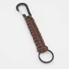 Llavero de Supervivencia al Aire Libre Llavero Trenzado de Paracord Anillo Llavero Colgante de Paracord Llavero de Paracord