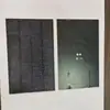 Lámpara de escalón de pared de acero inoxidable de polisilicio único ETFE, pequeña, de carga solar, panel solar, carga de teléfono móvil 5V2W