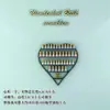 Soporte para Arte de Uñas Montaje en Pared Forma de Corazón Soporte de Exhibición de Celebridades de Internet Soporte de Exhibición para Esmalte de Uñas Gel Estante de Pared para Salón de Uñas Vitrina