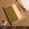 Cuaderno Patchwork de Posos de Café Ecológico Transfronterizo A5 Cuaderno de Negocios de Corcho Regalo Corporativo con Logo Personalizable