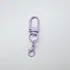Accesorios de Joyería DIY Coloridos Pintados en Spray con Cierre de Langosta y Cierre de Resorte para Llaveros