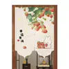 Cortina de puerta estilo chino, cortina divisoria, media cortina de dormitorio, estilo de lujo ligero de alta gama, cortina para sala de estar sin perforaciones, nuevo modelo 2026