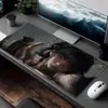 Mouse Pad de Anime Extra Grande Anime Bidimensional E-Sports Jogo Mesa Mouse Pad Borda Espessada Tapete de Mesa