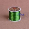 Compra 5 lleva 5DIY cordón elástico plano de seda, cuerda para abalorios, banda de goma, extensión de cabello, cordón de cristal para pulsera, envío