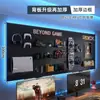 Sala de E-sports painel perfurado prateleira de parede preta mesa de computador painel de parede armazenamento decoração de arte em ferro display Maibao
