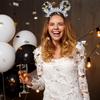 Fiesta de Año Nuevo Transfronteriza Diadema Rayado de Colores Números 2026 Banda para la Cabeza con Letras Feliz Año Nuevo Evento de Nochevieja Diadema Negra Dorada