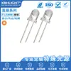 F5/5MM cabeça redonda borda transparente monocolor LED luz indicadora de encaixe direto conta de luz LED de perna longa perna curta diodo emissor de luz led