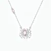Collar de flor bidimensional [nombre conjunto de la gloria del rey] cadena de clavícula simple popular de juego para mujer nicho