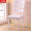 Silla de Comedor de Madera Maciza Silla Taburete Sencilla Moderna China Mahjong Madera Respaldo Silla Restaurante Hotel