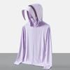 Ropa de Protección Solar de Ala Ancha Estilo Igual para Pareja Ropa para la Piel Transpirable con Sensación de Hielo para Mujer Verano Ropa Fina Transpirable de Seda Hielo