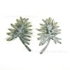 AliExpress superventas planta verde simulación escarcha blanca hoja de plátano pequeña corona floral hecha a mano DIY tocado diadema accesorios decorativos