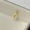 Plata S925 Colgante Individual Transfronterizo Pulsera de Letras DIY Collar Chapado en Oro de 14K Accesorios de Colgantes Simples Compactos