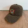 Gorra de Béisbol Lavada Vintage Estilo Japonés con Bordado Pesado de Saxofón y Cocodrilo de Dibujos Animados para Protección Solar de Primavera y Verano