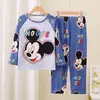 Pijama para Niña Primavera y Otoño 2026 Estilo Nuevo Traje Delgado de Manga Larga para Niño Ropa de Casa Estilo Princesa para Niña