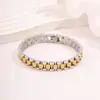 Moda Europeia e Americana 316 Titânio Pulseira de Relógio Banda de Aço Cor Simples Resistente à Corrente de Aço para Relógio Masculino Pulseira Personalizada