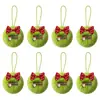 2026 Natal Bolas Coloridas de Pelo Falso de Coelho DIY Enfeites de Decoração para Árvore de Natal Feriado Bola de Pelúcia Transfronteiriça Novo Produto