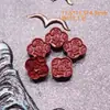 Acessórios de Areia Roxa Dourada de Alto Teor Acessórios Artesanais DIY Pulseira de Cinábrio Genuíno Acessórios de Contas Budistas Atacado