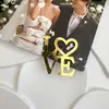 Estilo Ins Transfronteiriço Dia dos Namorados Decoração Marcador para Cupcake Dia dos Namorados Letras Decorativas de Bolo em Acrílico Atacado