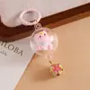 Chaveiro Sino Gato Tridimensional Sino de Vento Pingente para Mochila Escolar de Estudante Acessórios para Bolsa de Menina Presente para Melhor Amiga