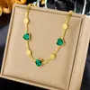 Collar Colgante Redondo de Moda para Mujer Cadena Apilable de Doble Capa Retro Acero Inoxidable Chapado en Oro Cadena para Clavícula con Sentido de Alta Gama