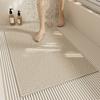 Alfombrilla de Piso Anillo de Seda para Baño Lavable Hueca Antideslizante para Baño Alfombrilla Resistente a la Suciedad Anticaída