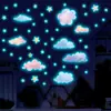 Pegatinas Luminosas de Nube y Estrella de Amazon Transfronterizas para Habitación Infantil Pegatinas de Pared Creativas que Brillan Pegatinas Decorativas de Pared Fluorescentes