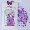 50 unhas resina estrela fundo plano em forma de diamante magic cor aurora branco em forma de coração diamante fundo pontiagudo pequeno longo quadrado nail art