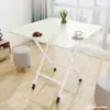 Mesa de comedor pequeña para el hogar mesa de comedor dormitorio estudio mesa pequeña simple mesa plegable portátil para exteriores venta ambulante comer mesa plegable al por mayor