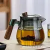 Tetera de Vidrio para Preparar Té, Juego de Té para el Hogar, Nuevo Modelo 2025, Taza de Té Engrosada para Oficina con Separación de Té y Agua