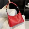 Bolso de Mujer de Cuero Genuino de Comercio Exterior Bolso de Mano Simple 2022 Bolso de Otoño e Invierno Nuevo Bolso Bandolera Bolso Tote de Piel de Vaca de Capa Superior para Mujer