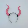 Accesorios para la Cabeza de Halloween Fiesta Actuación Diadema Multicolor Cuernos de Diablo Plástico Atrezo Realista Atrezo Divertido
