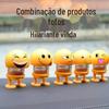 G040B carro Primavera expressão humana sacudindo cabeça boneca +10 TikTok mesma boneca decoração brinquedo multi-loja