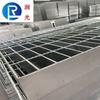 Rejilla de acero galvanizado en caliente para drenaje de zanjas, antideslizante, con escalones dentados, rejilla de acero para zanjas pesadas, fabricante