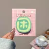 Grampo de cabelo de texto interessante grampo de dinheiro cansado grama fofo doce menina desenho animado franja clipe cocar clipe clipe bico de pato