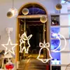 Navidad ins vidrio pegado ventana Candelabro Lámpara decorativa creativa lámpara colgante centro comercial ambiente escena diseño suministros color