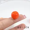 Resina sintética desenho animado fruta laranja cola creme capa de celular material diy bolsa acessórios de resina feitos à mão