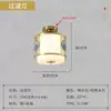 Nova Luminária de Corredor de Madeira Maciça Estilo Chinês, Pequena Luminária de Teto, Novo Modelo 2024, Toda em Cobre, Ultra Brilhante, Luminária Pendente para Entrada, Hall de Entrada, Corredor