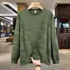 Moletom Masculino de Manga Longa com Forro de Lã, Novo Estilo Primavera/Outono, Corte Solto, Tamanho Grande, Roupas Masculinas Modernas e Tendência, Camiseta de Base