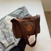 Casual Simples Bolsa de Lona Feminina 2025 Primavera Nova Cor Sólida Cross-border Bolsa de Ombro Grande Capacidade Crossbody Bolsa de Almofada