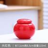 Tarro de Té Pequeño de Cerámica con Esmalte de Color, Mini Tarro Sellado, Tarro de Almacenamiento Portátil a Prueba de Humedad, Tarro para Polvo de Fragancia, Medicinal, Logotipo Impreso