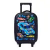 Mochila de rodinhas australiana para alunos do ensino fundamental e médio, bolsa com rodinhas de grande capacidade e que reduz o peso para crianças, meninas e meninos