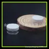 Caixa de creme branca 3ml pó de cebola dourado para nail art caixa redonda frasco de lip balm 3mg frasco de creme frasco de pomada caixa de pomada