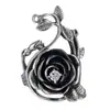 Joyería de Acero Inoxidable Transfronteriza Anillo Clásico de Circonita Rosa Moda Simple Anillo Punk Venta Directa de Fábrica