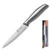 Cuchillo de Cocina de Acero Inoxidable para Cortar Carne, Rebanar Verduras y Frutas, Cuchillo Multiusos, Cuchillo de Chef para el Hogar, Cuchillo para Frutas Afilado Asakh-No.686