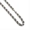2026 Nuevo Estilo Europeo y Americano Cadena Retorcida de Acero Inoxidable y Acero de Titanio para Hombres y Mujeres, Collar Retorcido Simple y Único, Cadena Gruesa