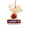 Cartera de Madera Navideña Decoración Colgante de Árbol de Navidad Soporte para Dinero Navideño Regalo en Efectivo