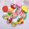 Gafas de Sol Divertidas de Dibujos Animados Fruta Manzana Fresa DIY Funda para Teléfono Móvil Pasador Diadema Flor de Zapato Colgante Joyería Resina Lote