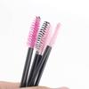 Al por mayor nuevo 50 por paquete cepillo de pestañas doble regular desechable de pelo de nailon cepillo de maquillaje rizado de pestañas cepillo para cejas