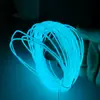 Tira de luces LED ultrafina luz fría tira LED redonda batería USB se puede cortar modelo DIY juguete ropa