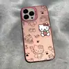 Case para Celular 18Promax Morango Bolo Kt Cat Maçã Personalizado PC Rígido Modelo para Meninas Iphone17 com Alto Valor Estético